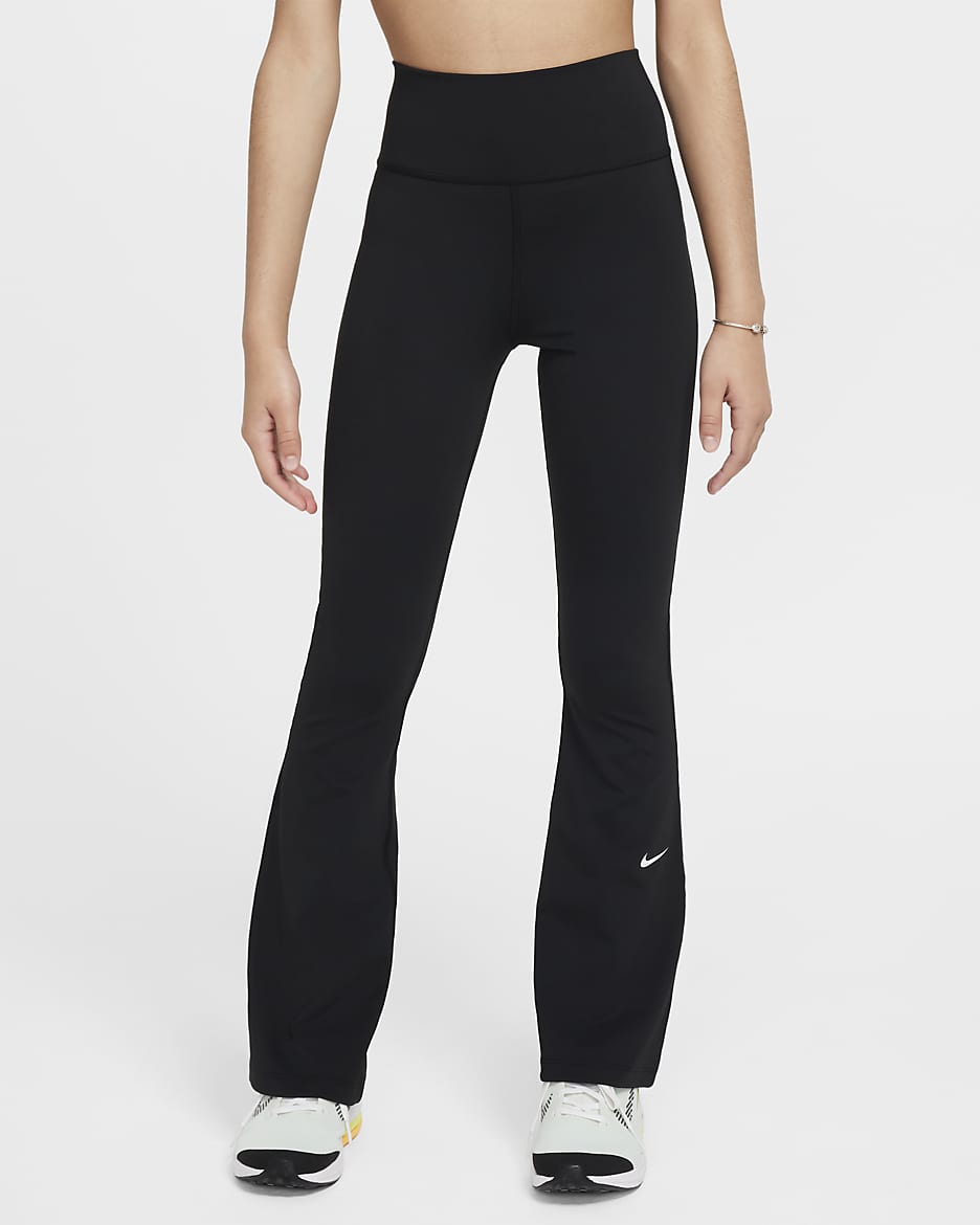 Nike One Girls Dri FIT Flared Leggings. Nike PH